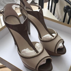 Sergio Rossi Desert Beige 357869 Platforms